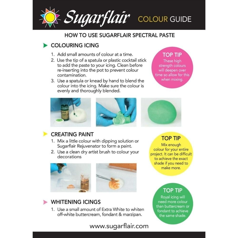 Sugarflair Ultimate Colour Paste Collection - Set of 8 Colours