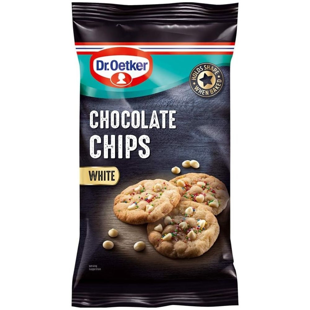 Dr. Oetker White Chocolate Chips 100g