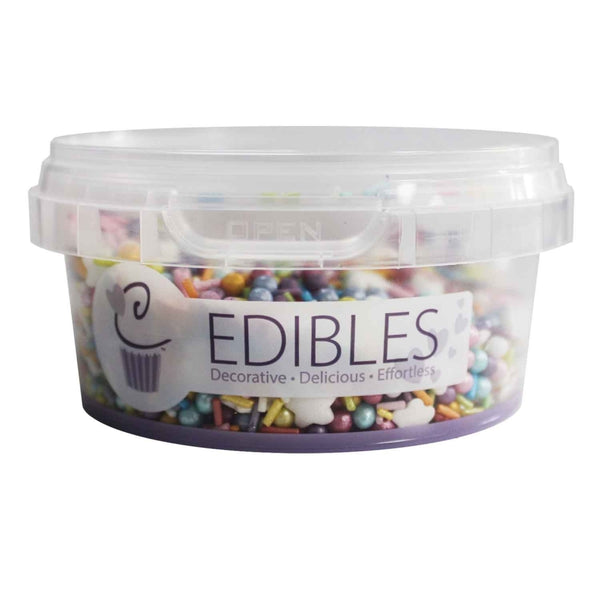Purple Cupcakes Rainbow Sprinkle Mix 100g