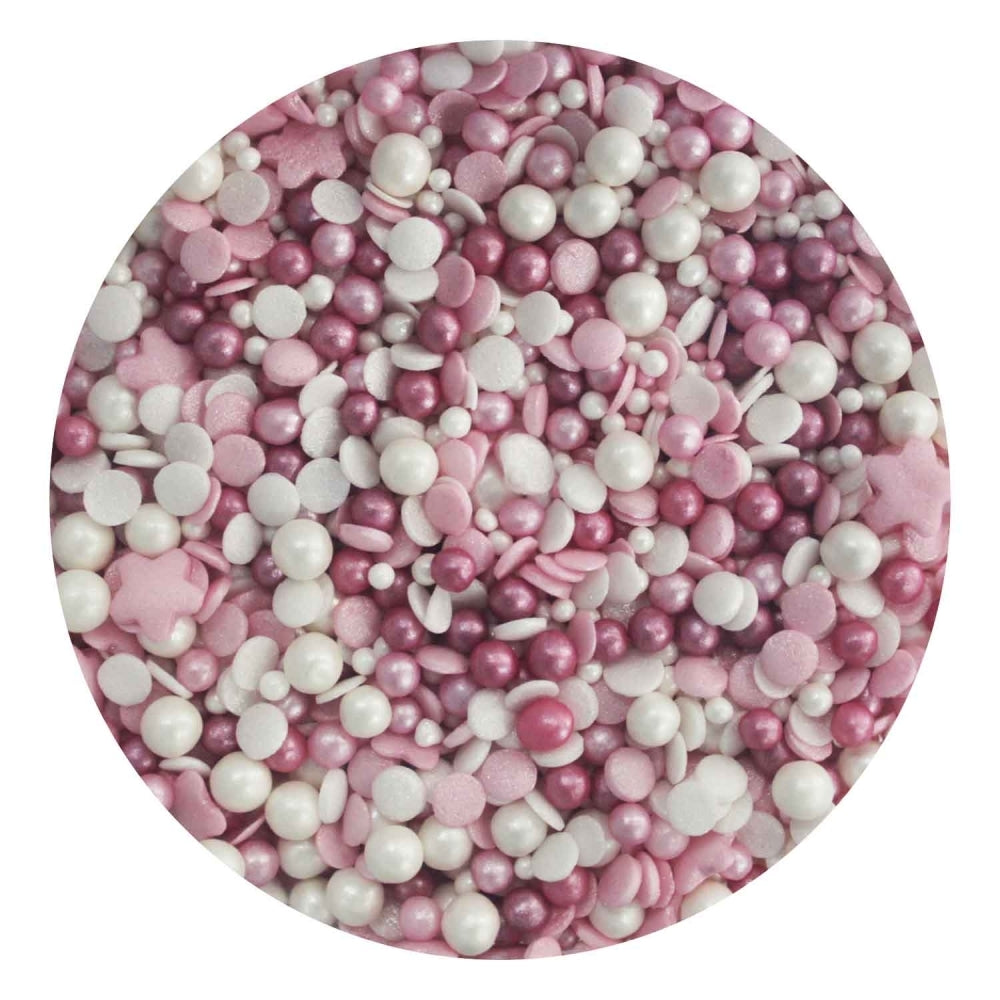 Purple Cupcakes Pink Petal Sprinkle Mix 90g