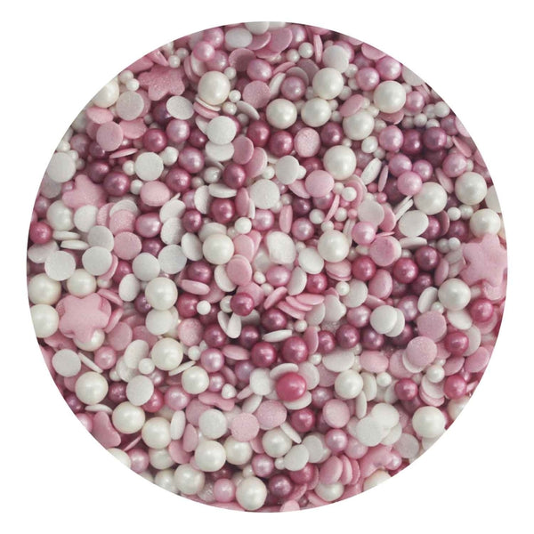 Purple Cupcakes Pink Petal Sprinkle Mix 90g