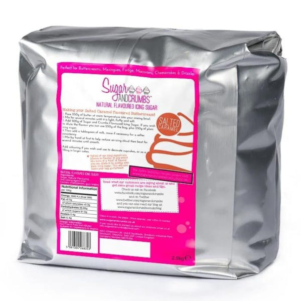 Sugar & Crumbs Salted Caramel Natural Flavoured Icing Sugar