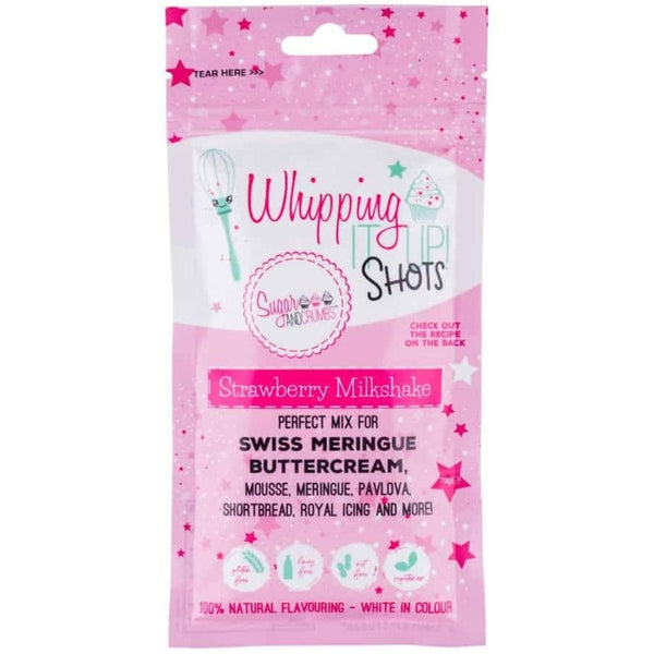 Sugar & Crumbs Strawberry Milkshake Whipping It Up! Swiss Meringue Buttercream Flavour Shot 70g