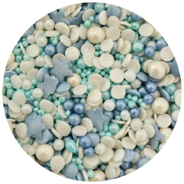 Purple Cupcakes Ocean Sprinkle Mix 100g