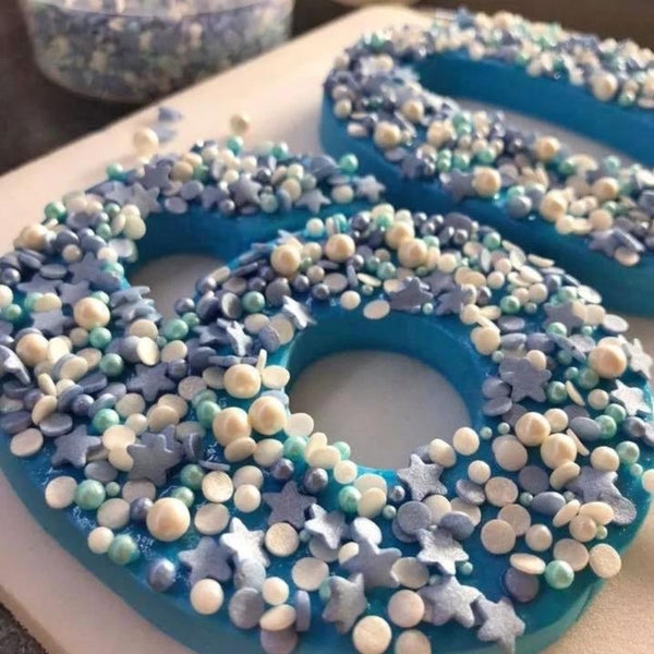 Purple Cupcakes Ocean Sprinkle Mix 100g