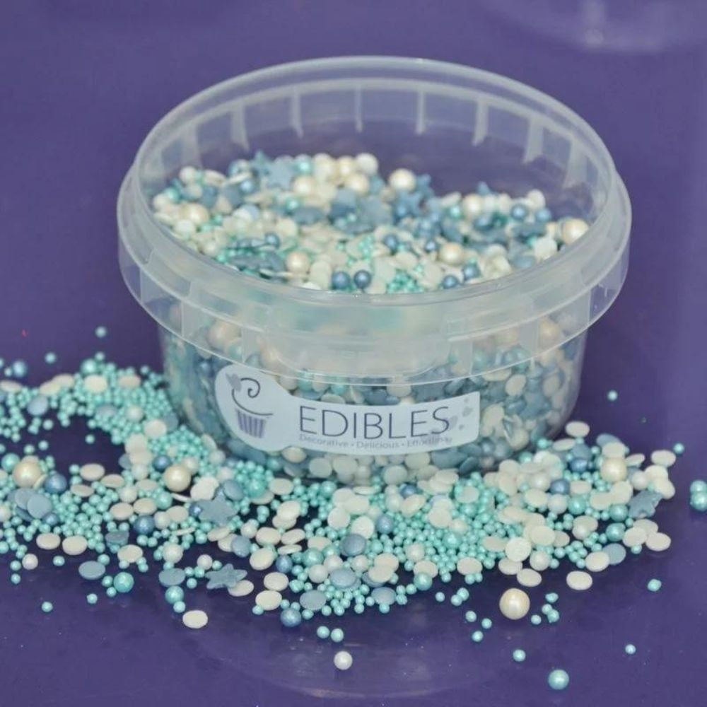 Purple Cupcakes Ocean Sprinkle Mix 100g