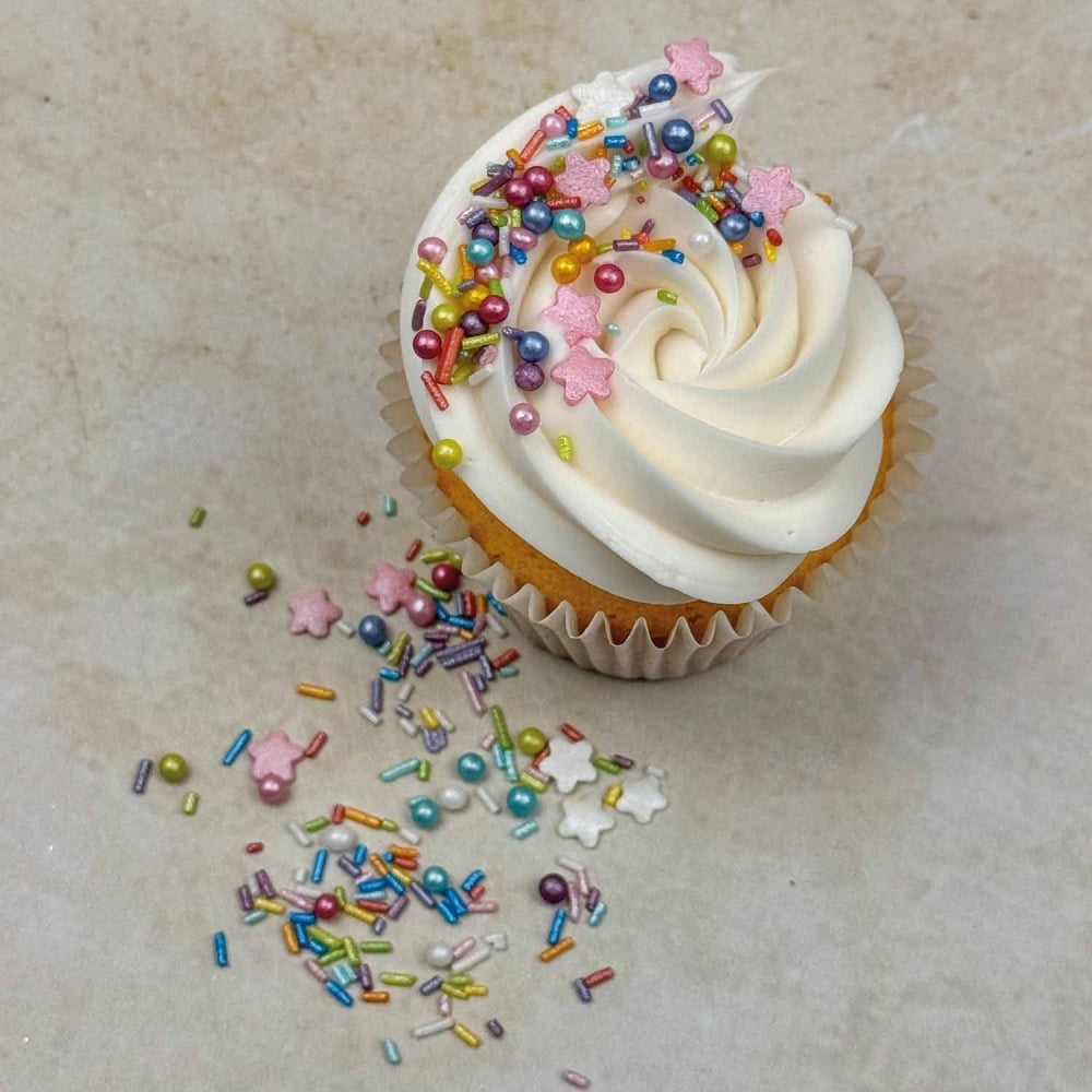 Purple Cupcakes Rainbow Sprinkle Mix 100g