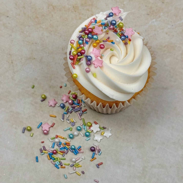 Purple Cupcakes Rainbow Sprinkle Mix 100g