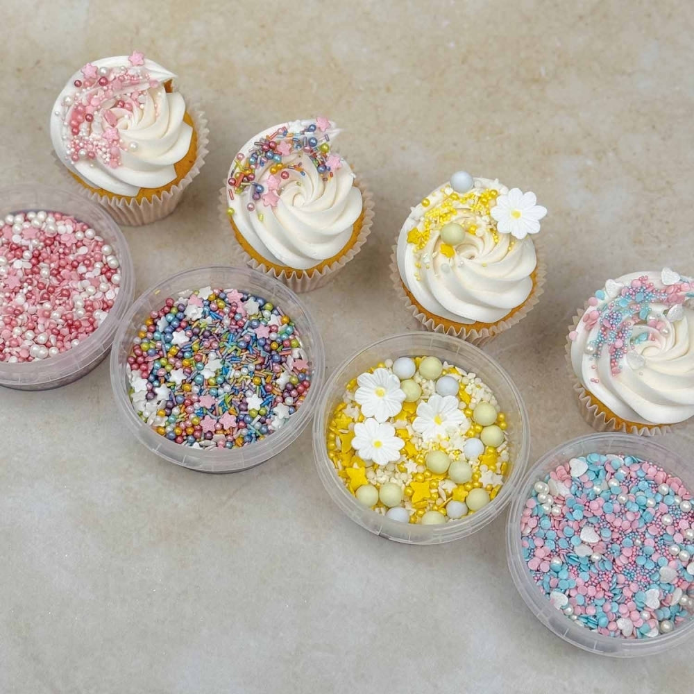 Purple Cupcakes Rainbow Sprinkle Mix 100g