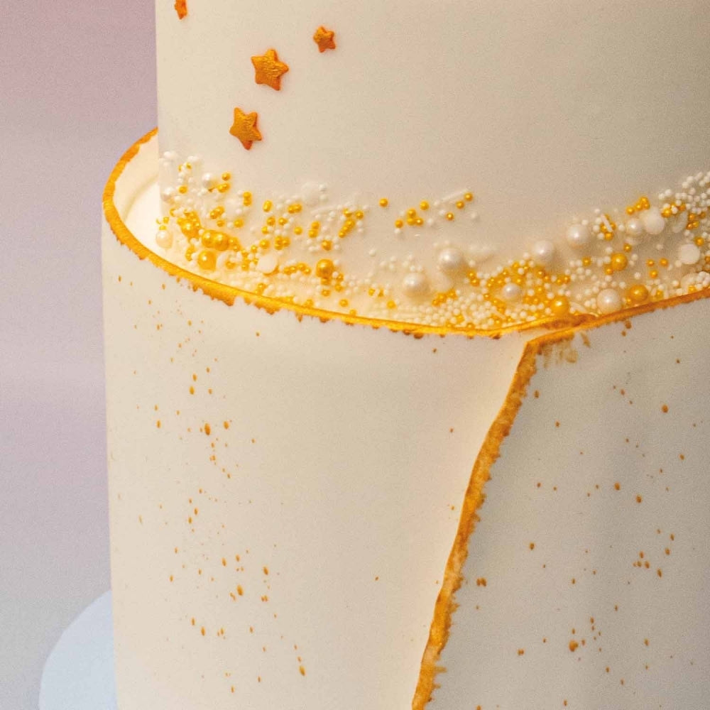 Purple Cupcakes Love Is Golden Shimmer Sprinkle Mix (V) 90g