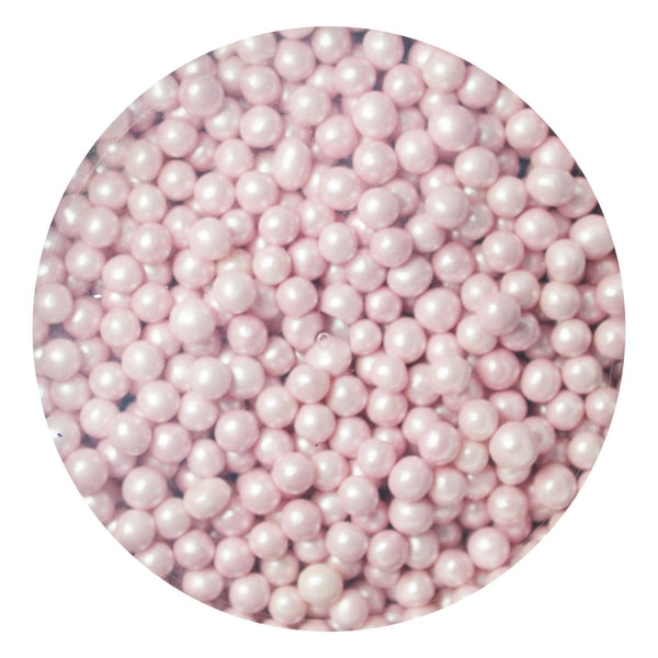Purple Cupcakes 4mm Shimmer Fairy Pink Pearls (V) 80g