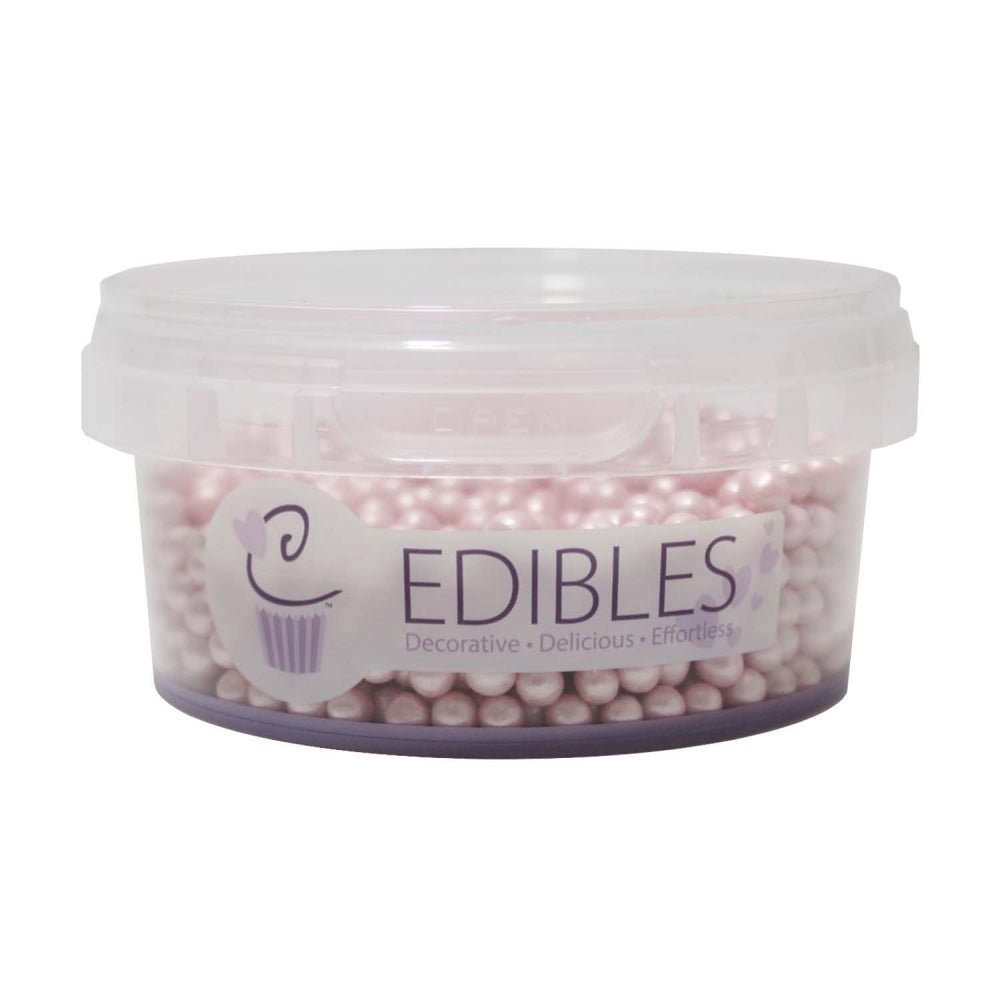 Purple Cupcakes 4mm Shimmer Fairy Pink Pearls (V) 80g