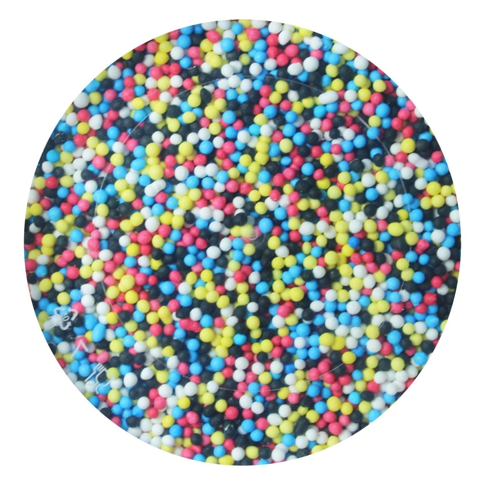 Purple Cupcakes 2mm Shimmer Pixel Mix Non-Pareil Sugar Pearls 100g