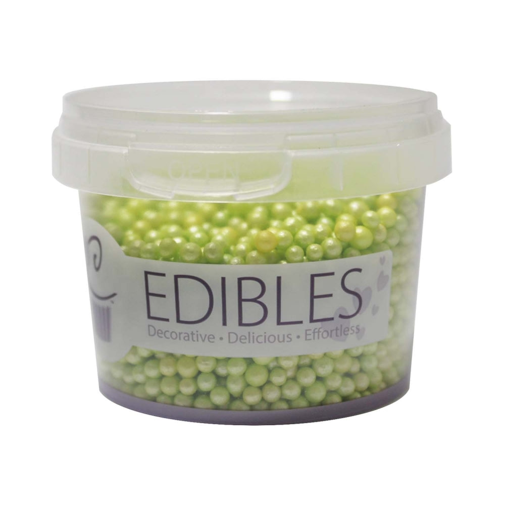 Purple Cupcakes 4mm Shimmer Zesty Sugar Pearls 80g
