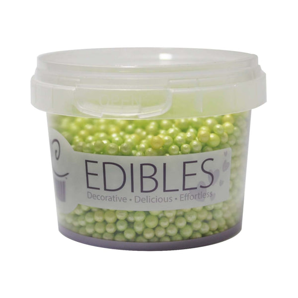 Purple Cupcakes 4mm Shimmer Zesty Sugar Pearls 80g