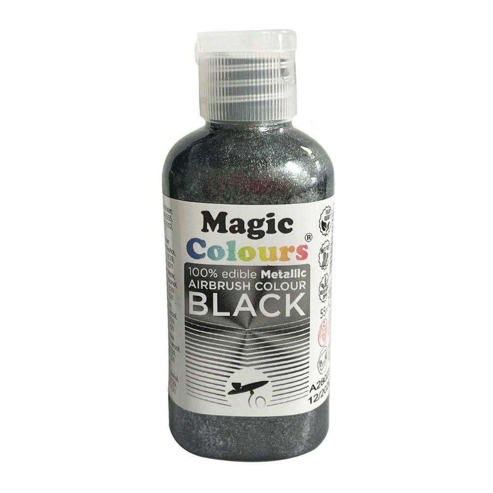 Magic Colours Metallic Airbrush Colours 55ml - Black