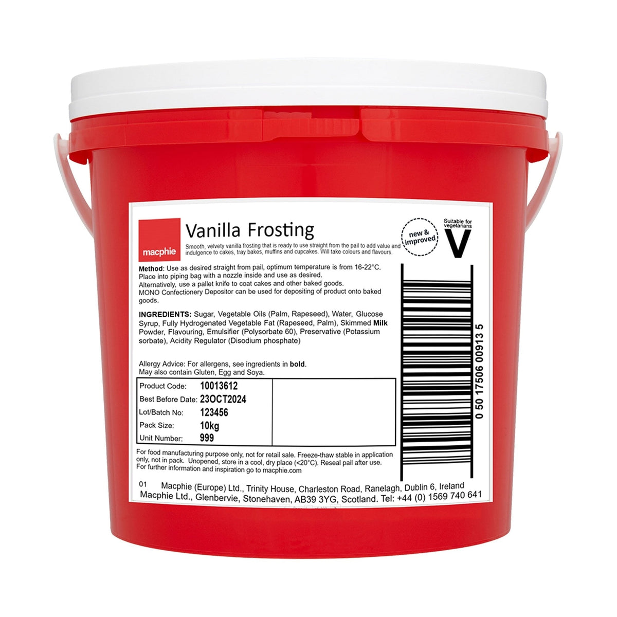 Macphie Vanilla Frosting 5kg
