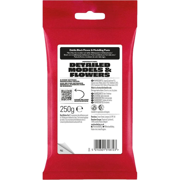 Renshaw Dahlia Black Flower & Modelling Paste 250g