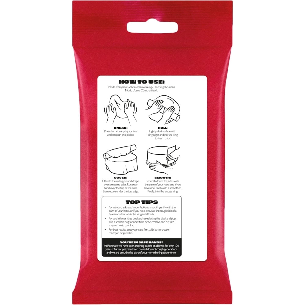 Renshaw Black Extra Ready To Roll Fondant Icing