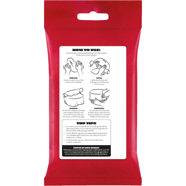 Renshaw Black Extra Ready To Roll Fondant Icing
