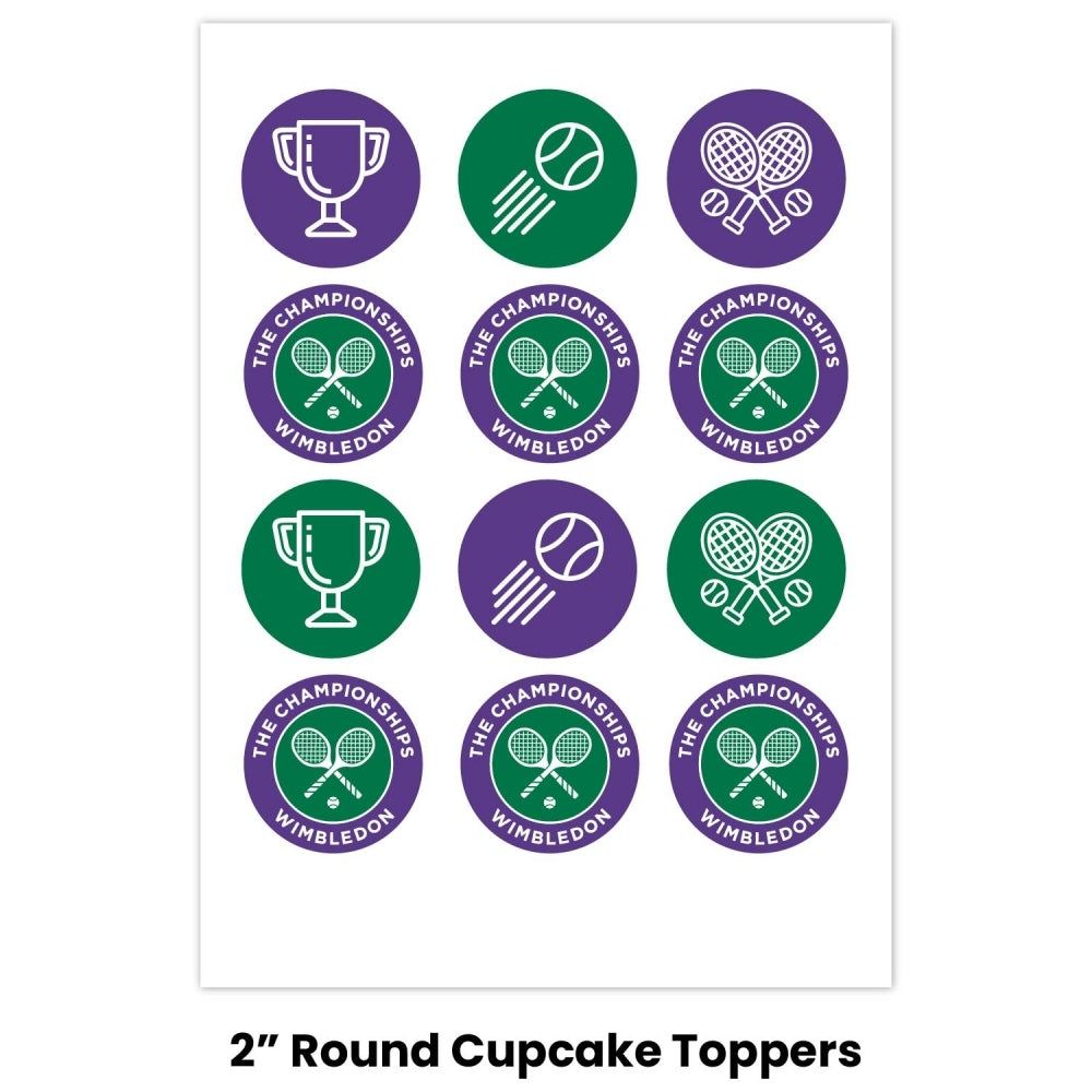 Edible Prints Wimbledon Logo Edible Image