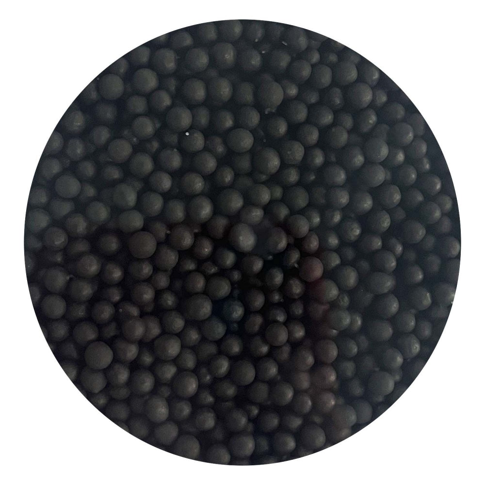 Purple Cupcakes 4mm Matt Black Sugar Pearls 100g