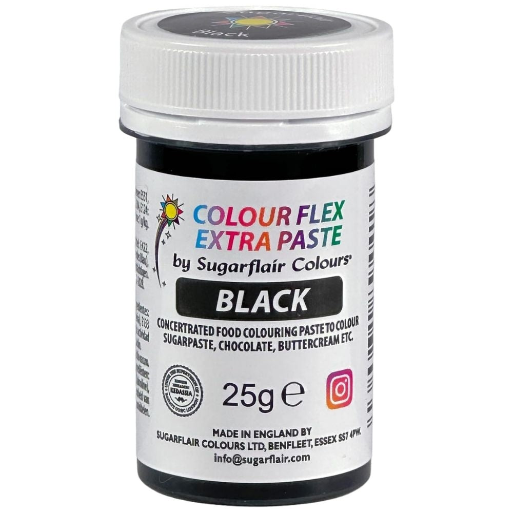 Sugarflair Colour Flex Extra Food Colour Paste 25g - Black