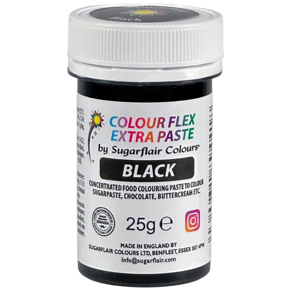 Sugarflair Colour Flex Extra Food Colour Paste 25g - Black