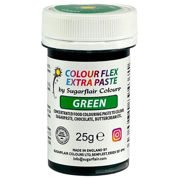 Sugarflair Colour Flex Extra Food Colour Paste 25g - Green