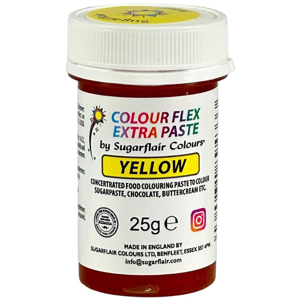 Sugarflair Colour Flex Extra Food Colour Paste 25g - Yellow