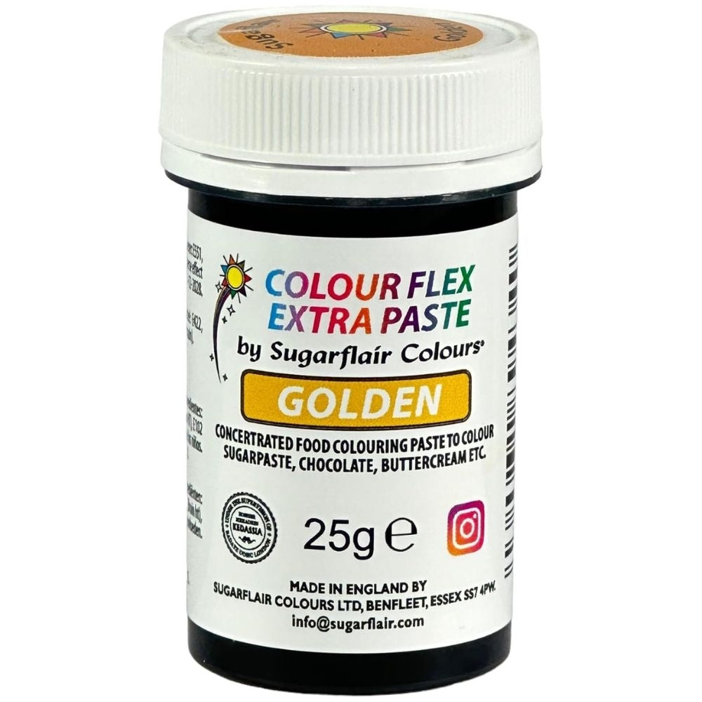 Sugarflair Colour Flex Extra Food Colour Paste 25g - Golden