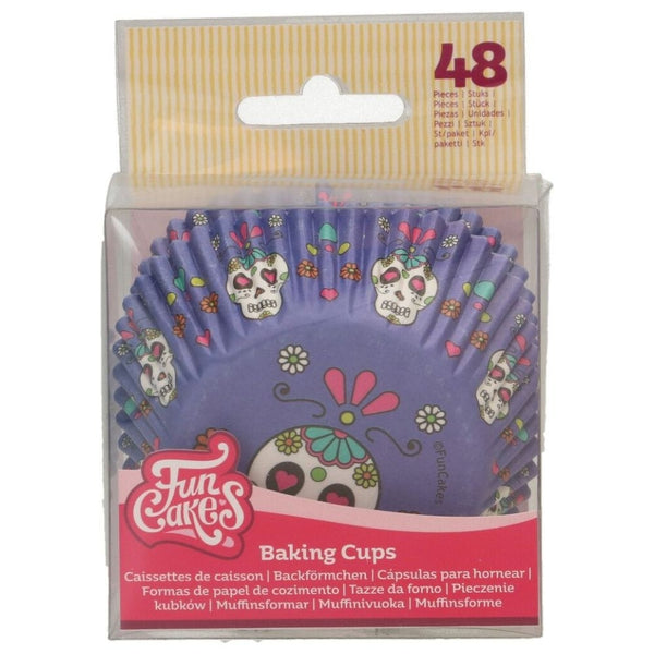 FunCakes Day Of The Dead Baking Cases x 48