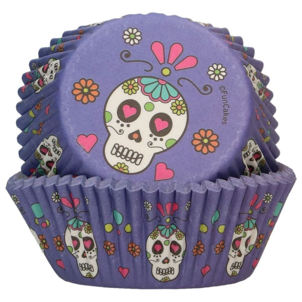 FunCakes Day Of The Dead Baking Cases x 48