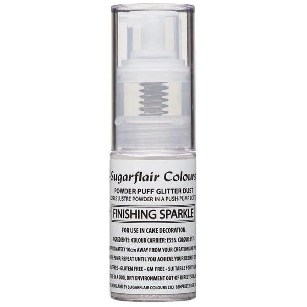 Sugarflair Glitter Dust Non-Aerosol Pump Spray - Finishing Sparkle