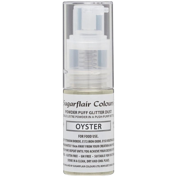 Sugarflair Glitter Dust Non-Aerosol Pump Spray - Oyster