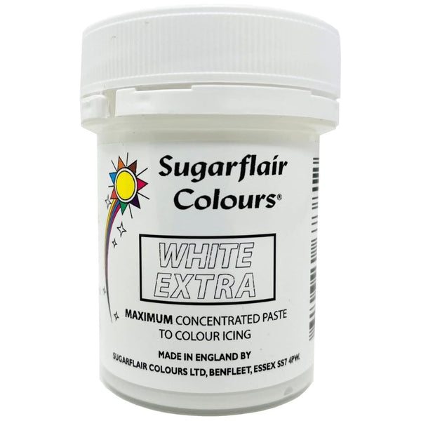 Sugarflair White Extra Max Concentrated Paste Colouring