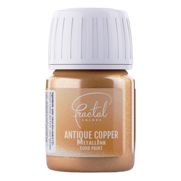 Fractal Colors MetallInk Food Paint 30ml - Antique Copper