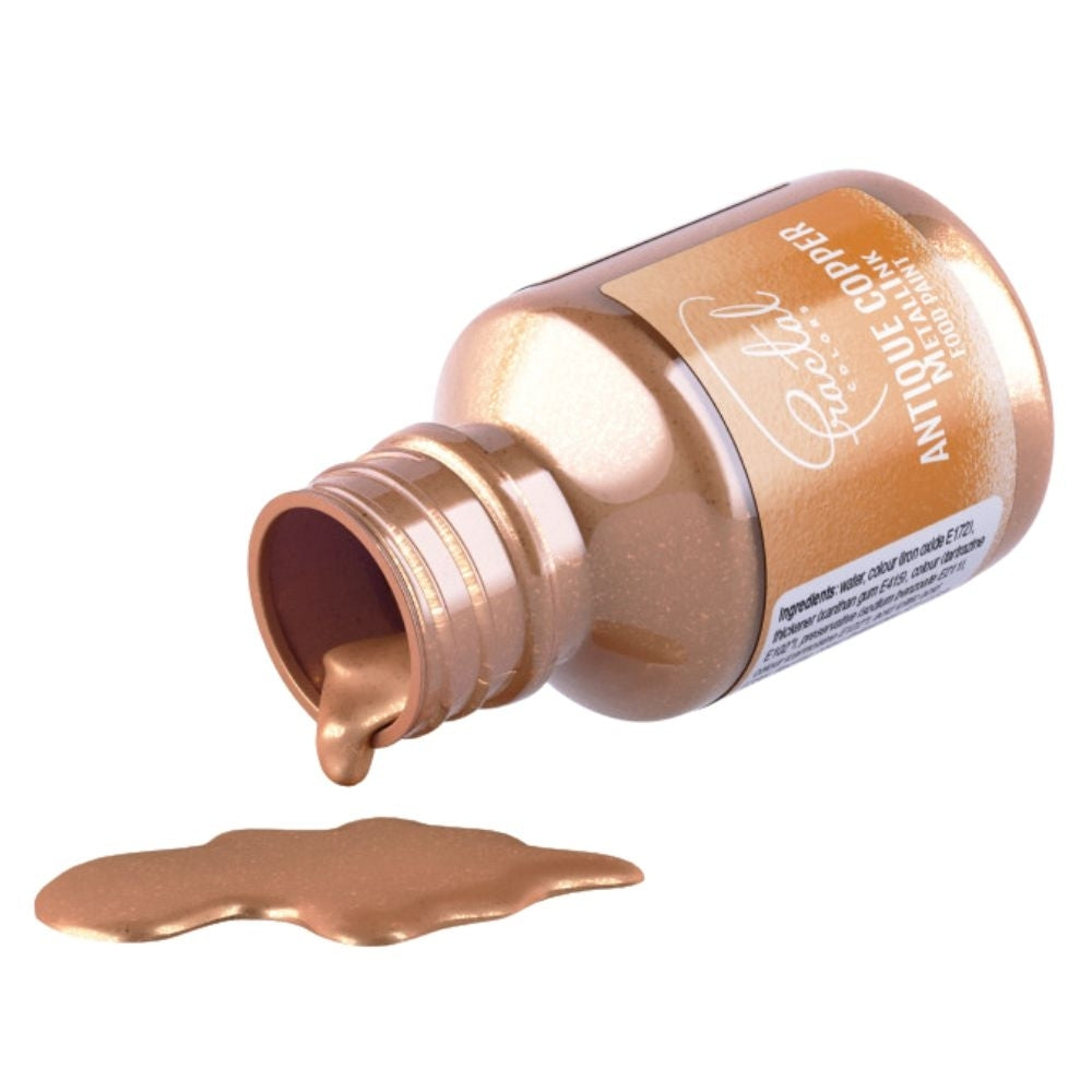 Fractal Colors MetallInk Food Paint 30ml - Antique Copper