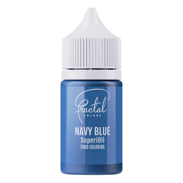 Fractal Colors SuperiOil Oil Based Food Colouring 30ml - Navy Blue