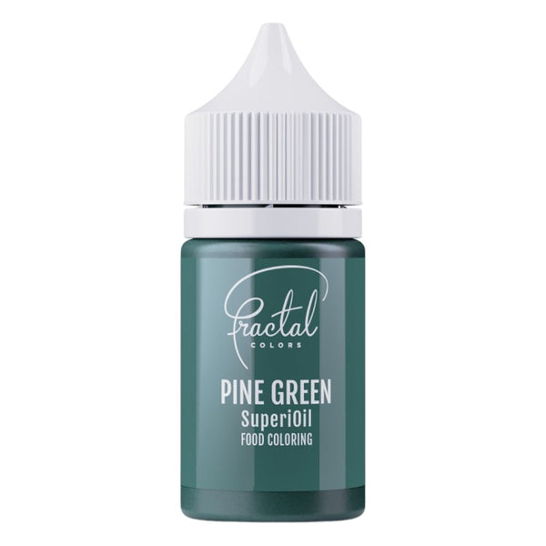 Fractal Colors SuperiOil Oil Based Food Colouring 30ml - Pine Green
