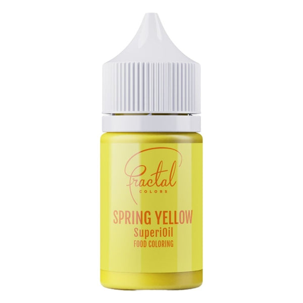 Fractal Colors SuperiOil Oil Based Food Colouring 30ml - Spring Yellow