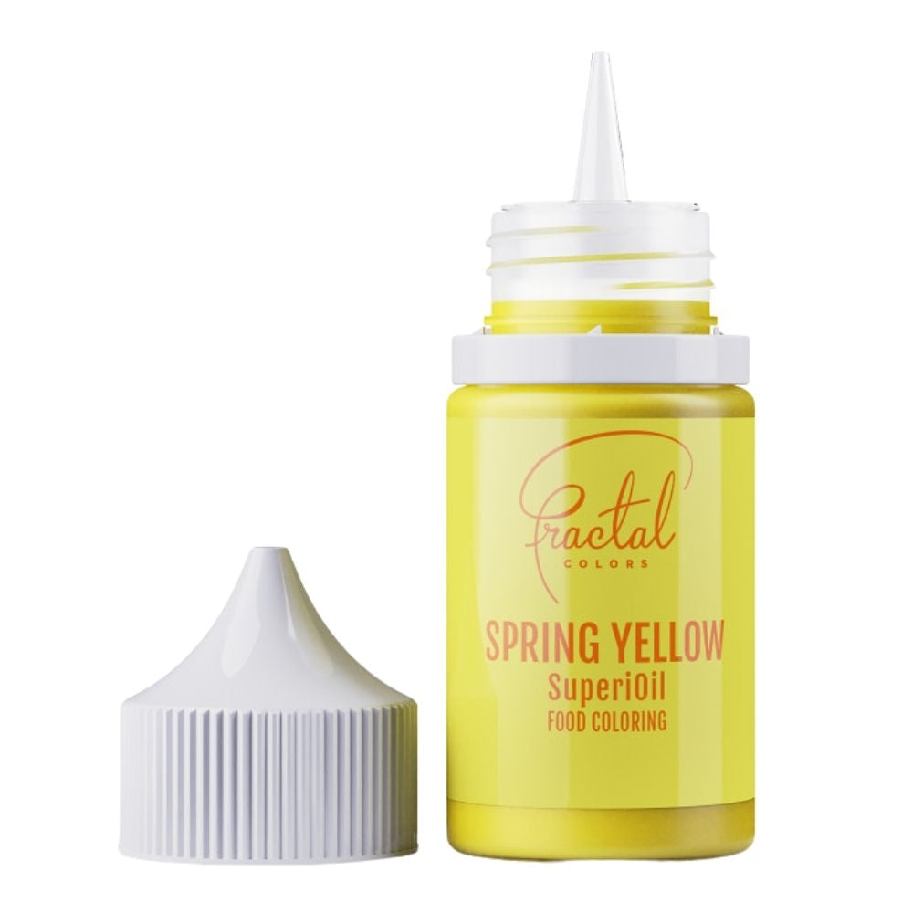 Fractal Colors SuperiOil Oil Based Food Colouring 30ml - Spring Yellow