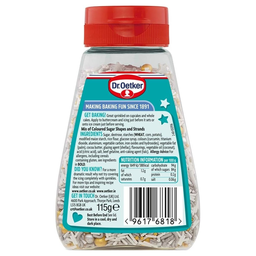 Dr. Oetker Glamour & Sparkle Sprinkles 115g