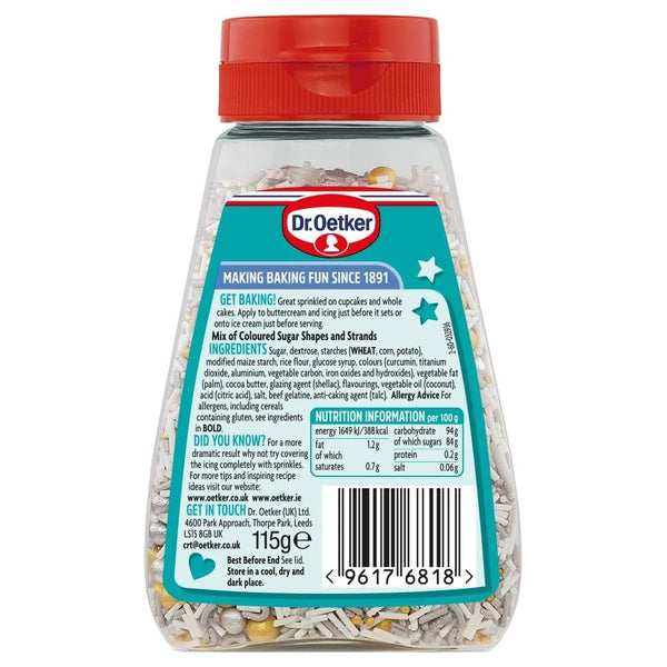 Dr. Oetker Glamour & Sparkle Sprinkles 115g