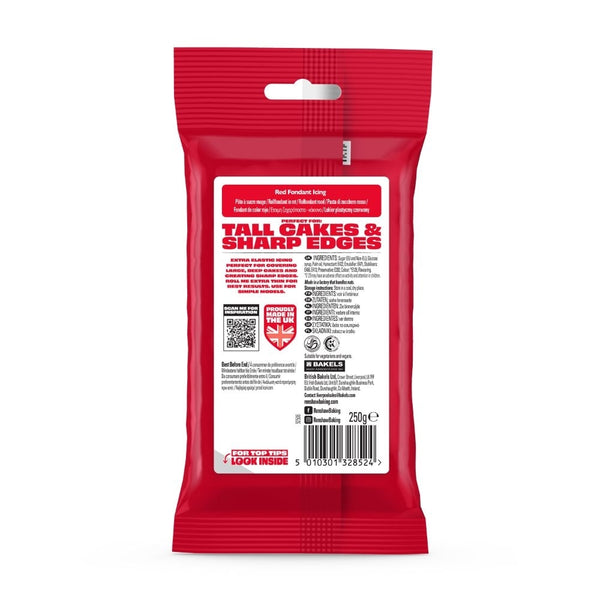Renshaw Red Extra Ready To Roll Fondant Icing