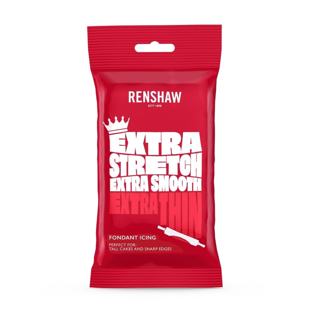 Renshaw Red Extra Ready To Roll Fondant Icing