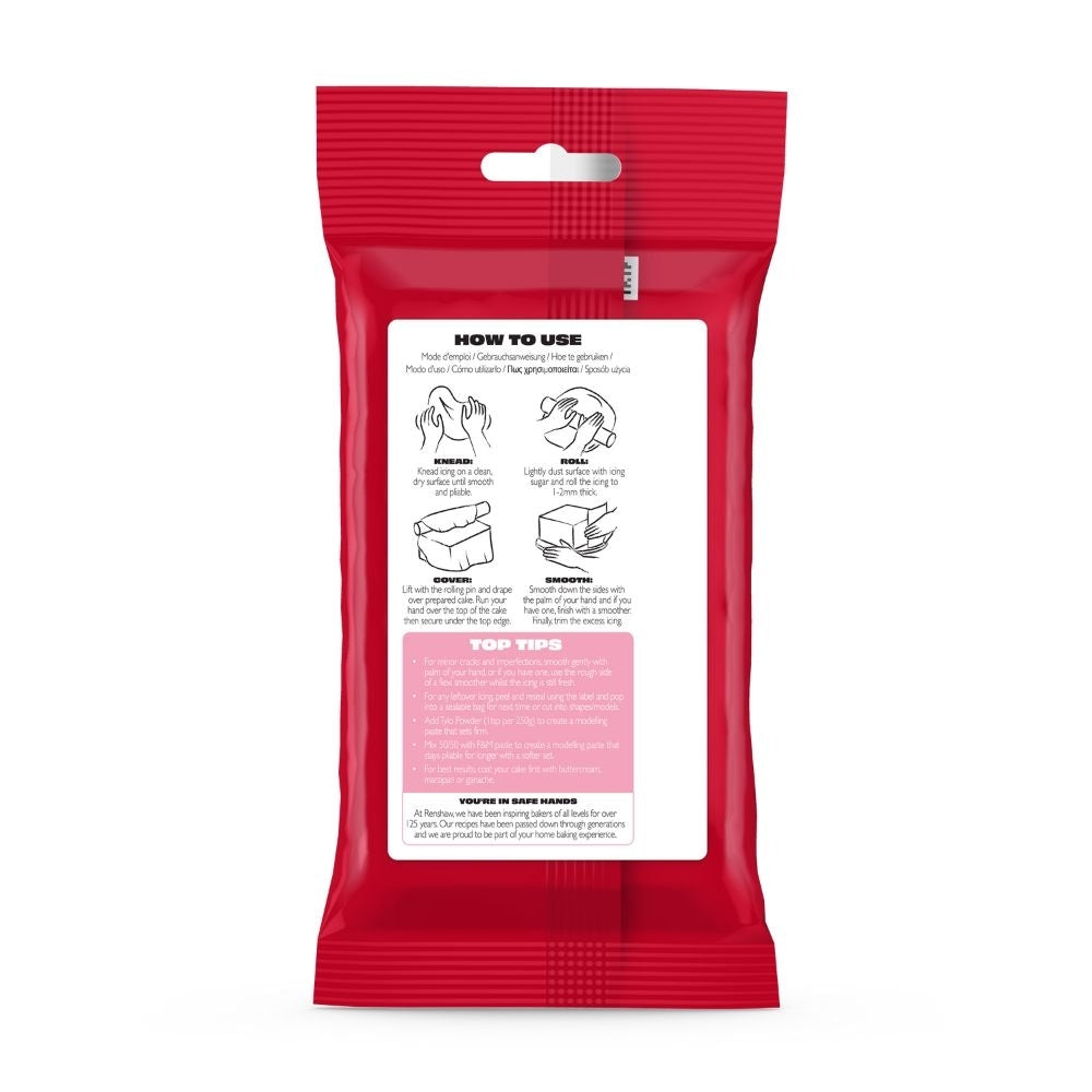 Renshaw LOW DATE - Pink - Fondant Extra 250g - Renshaw [JULY 2026]