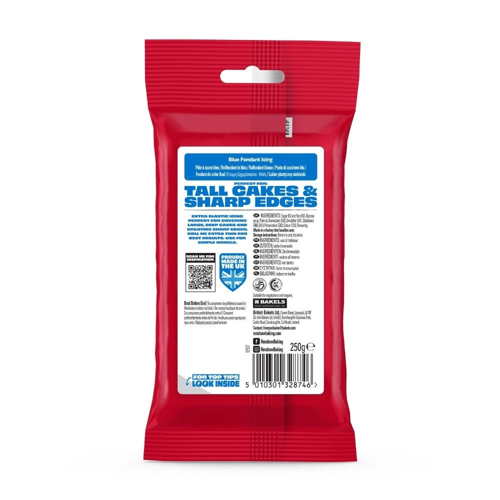 Renshaw LOW DATE - Blue - Fondant Extra 250g - Renshaw [JULY 2026]
