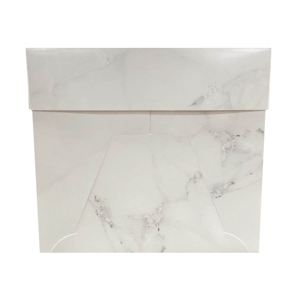Simply Making Marble Luxury Gloss Finish Extra Deep Cake Box With Window