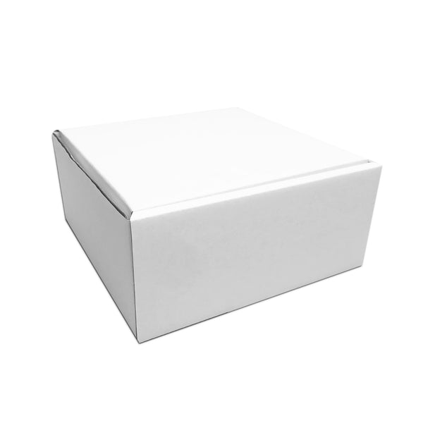 Simply Making 3" Deep Biodegradable Corrugated White Cake Box
